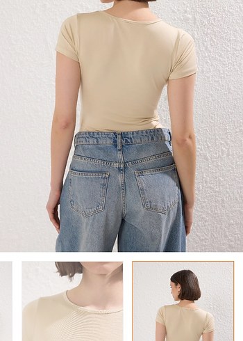 Bej Denim Kemer, Kemer Detaylı - Görsel 2