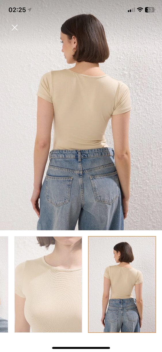 Bej Denim Kemer, Kemer Detaylı - Görsel 2