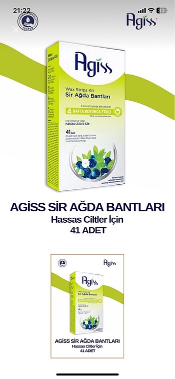 Agiss ağda bandı