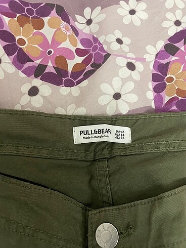 46 Beden Pull&Bear kargo pantolon