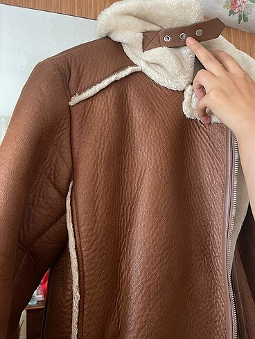 l Beden camel Renk Stadivarius ceket