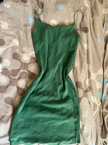 yesil yazlik elbise