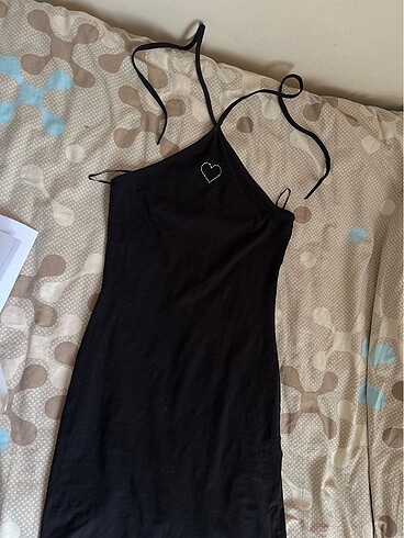 H&M hm kalpli baglamali elbise