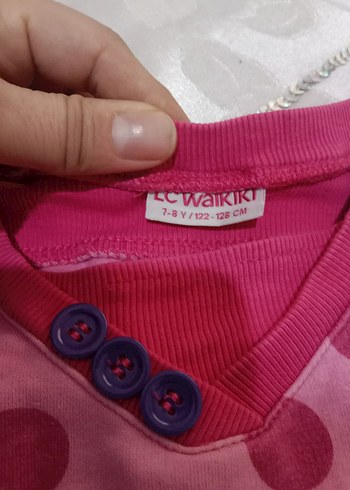 Kız Çocuk Pembe Uzun Kollu Tişört - Görsel 5