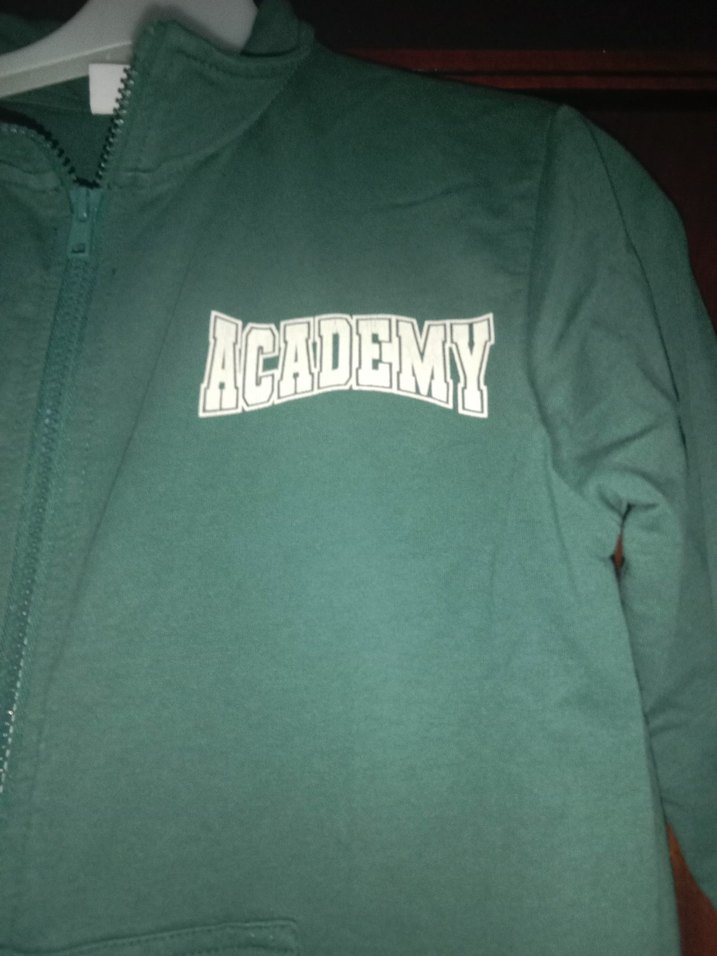 Yeşil Fermuarlı Erkek Çocuk Sweatshirt - Görsel 2