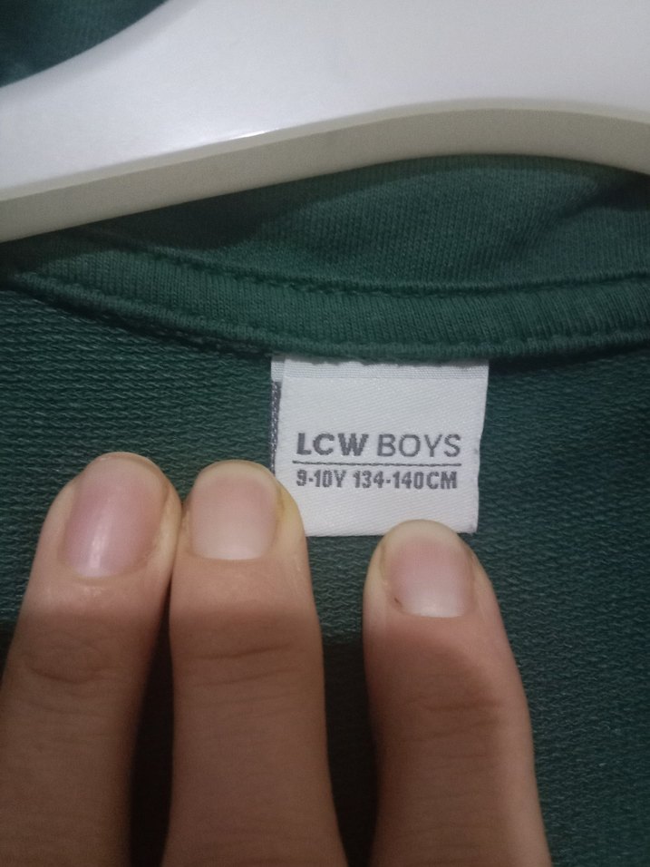 Yeşil Fermuarlı Erkek Çocuk Sweatshirt - Görsel 4