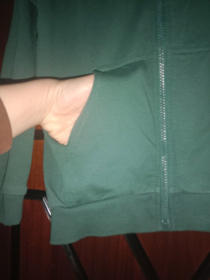 Yeşil Fermuarlı Erkek Çocuk Sweatshirt - Görsel 3