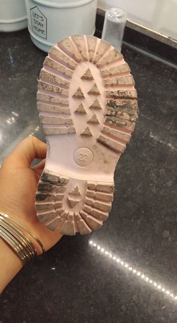 Toz pembe  Parlak Simli Kız Çocuk Botu - Görsel 5