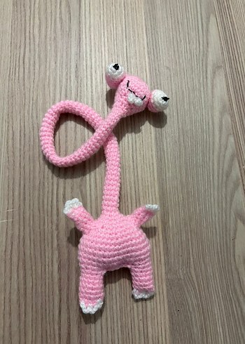 Pembe El Yapımı Peluş Oyuncak - Görsel 5