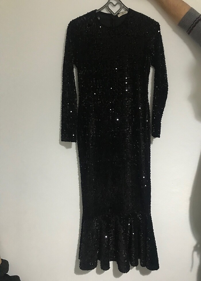 Midi bilek boy balık elbise - Görsel 2