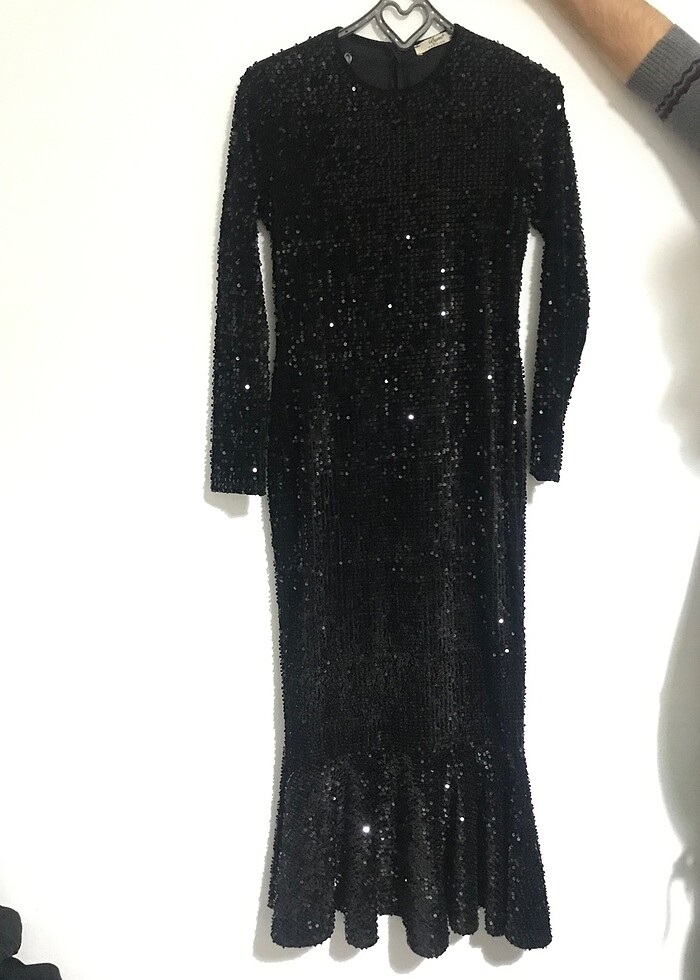 Midi bilek boy balık elbise - Görsel 4