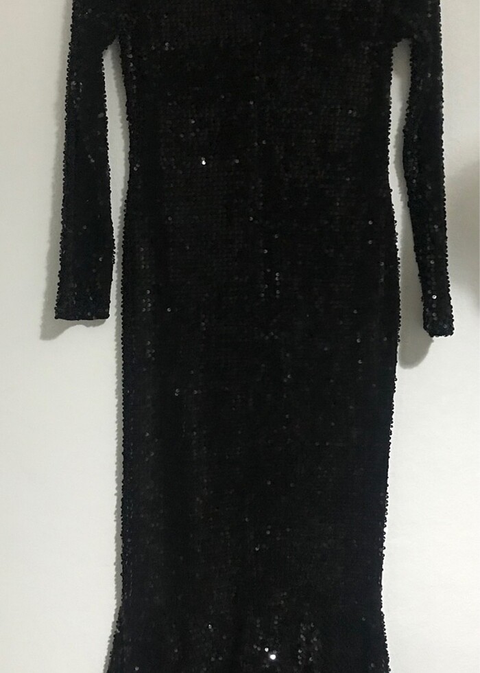 Midi bilek boy balık elbise - Görsel 3