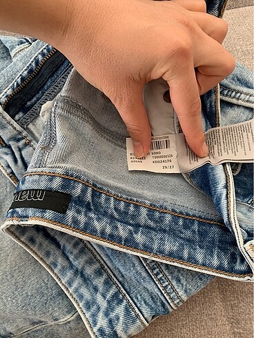 diğer Beden Mavi açık mavi yüksek bel jean
