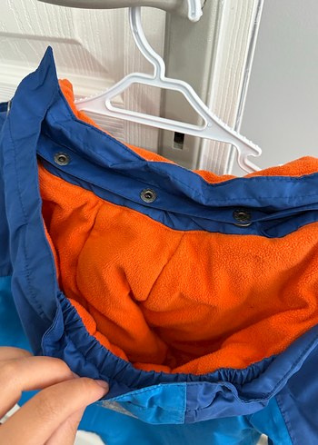 Renkli Mavi Fermuarlı Erkek Çocuk Mont - Görsel 9