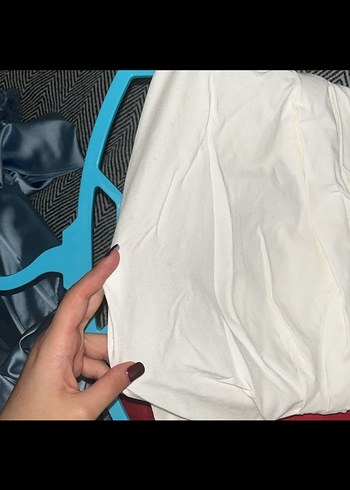 Beyaz Straplez Drapeli Kısa Mezuniyet Elbisesi - Görsel 5