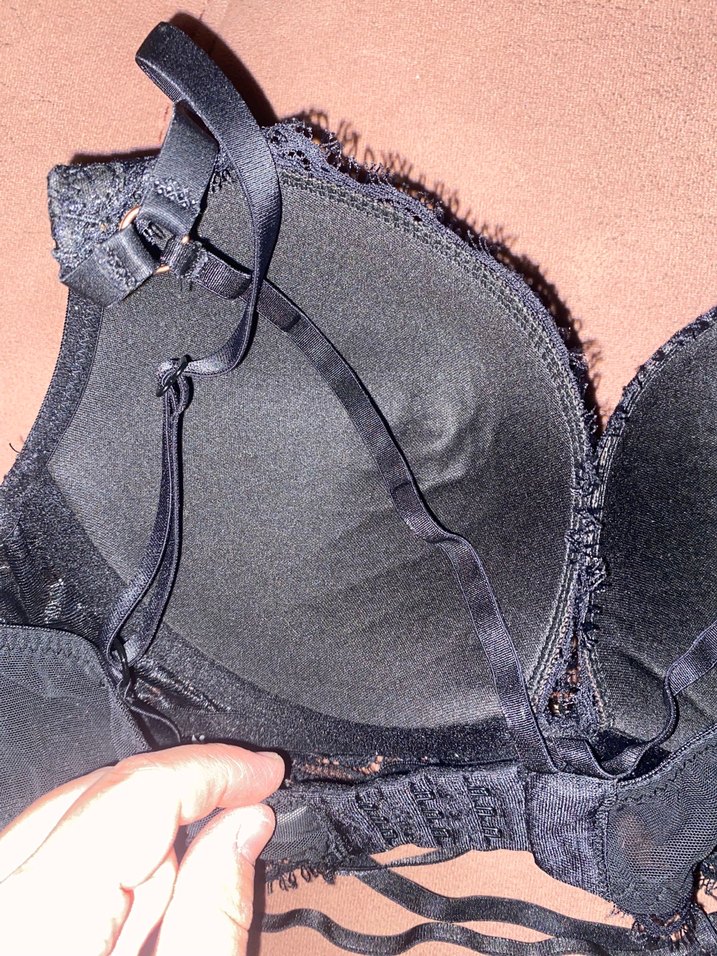Siyah Dantel Gotik Büstiyer Sütyen 75 C - Görsel 5