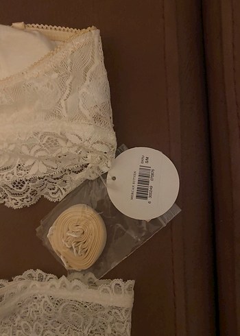 Penti Nakışlı Vintage Bohem Sütyen ve Külot - Görsel 3