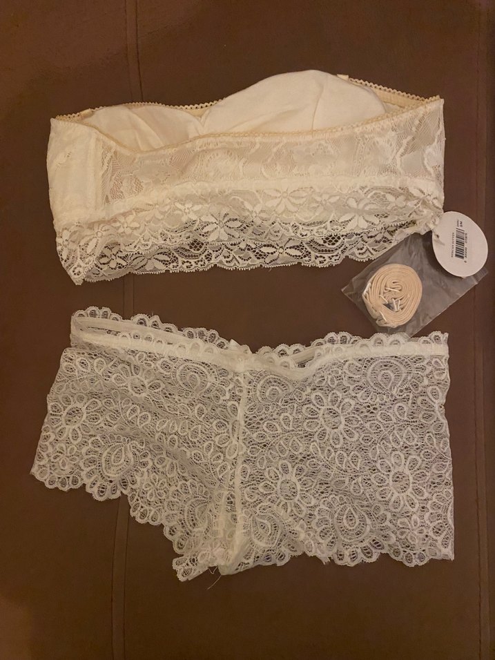 Penti Nakışlı Vintage Bohem Sütyen ve Külot - Görsel 2