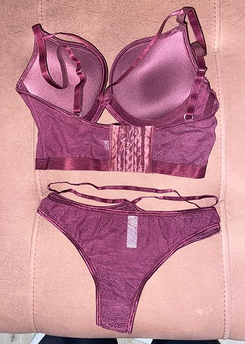 Mor büstiyer Tarz Midi Sütyen takımı - Görsel 7