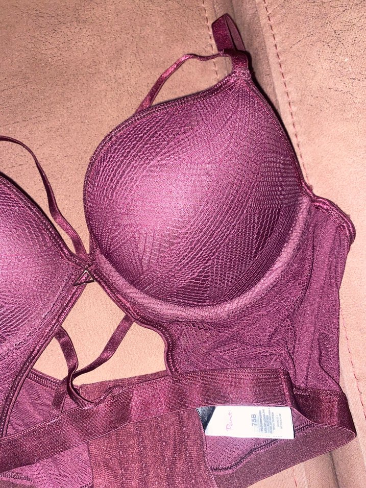 Mor büstiyer Tarz Midi Sütyen takımı - Görsel 4