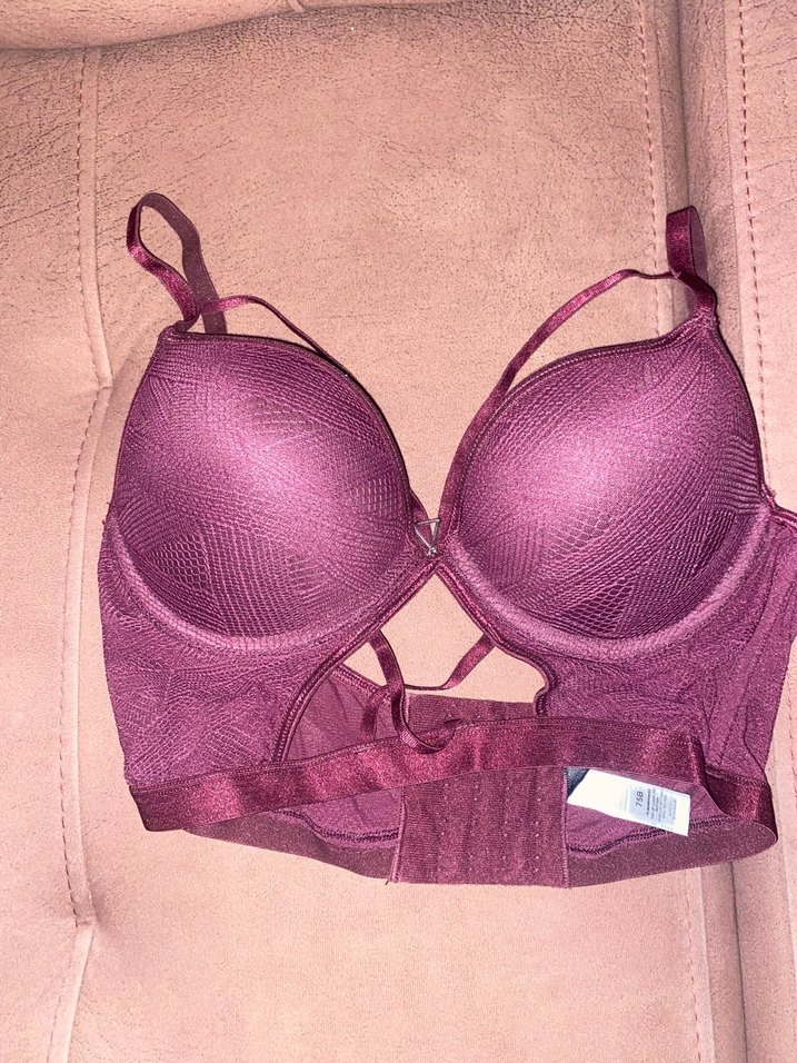 Mor büstiyer Tarz Midi Sütyen takımı - Görsel 3