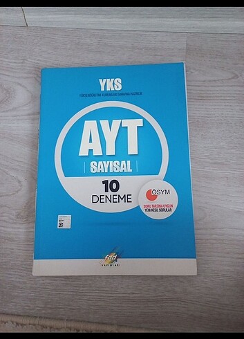 Ayt sayısal 10 lu deneme fdd yayınları