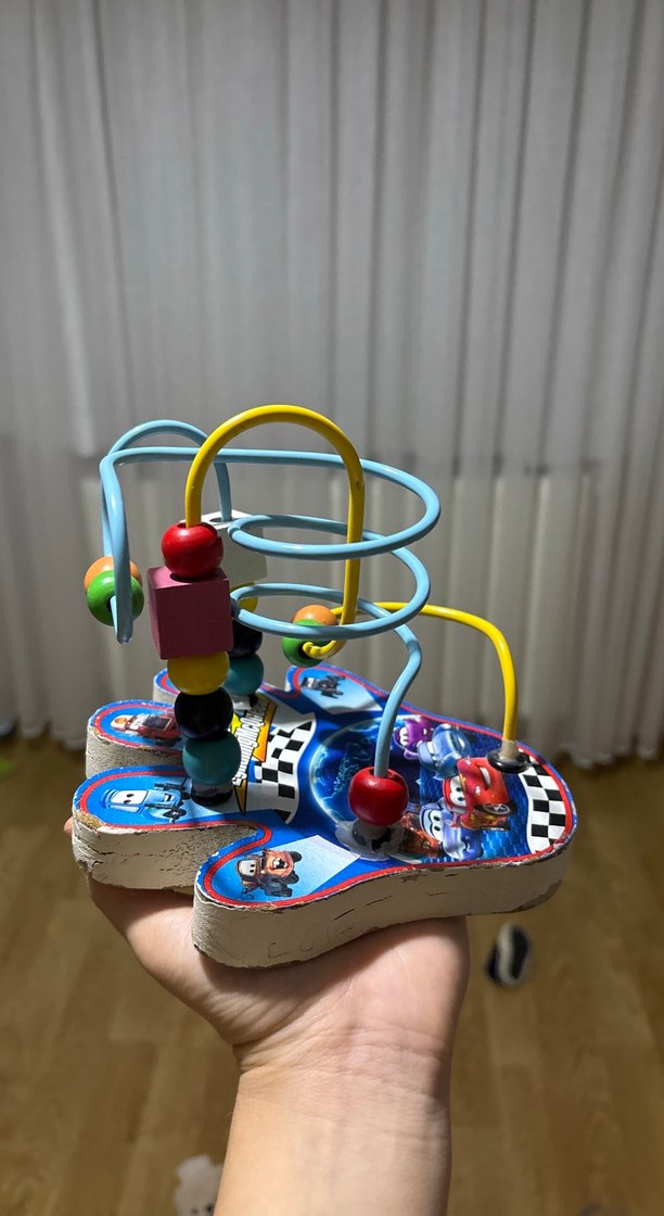 Renkli Ahşap Eğitici Oyuncak - Görsel 3