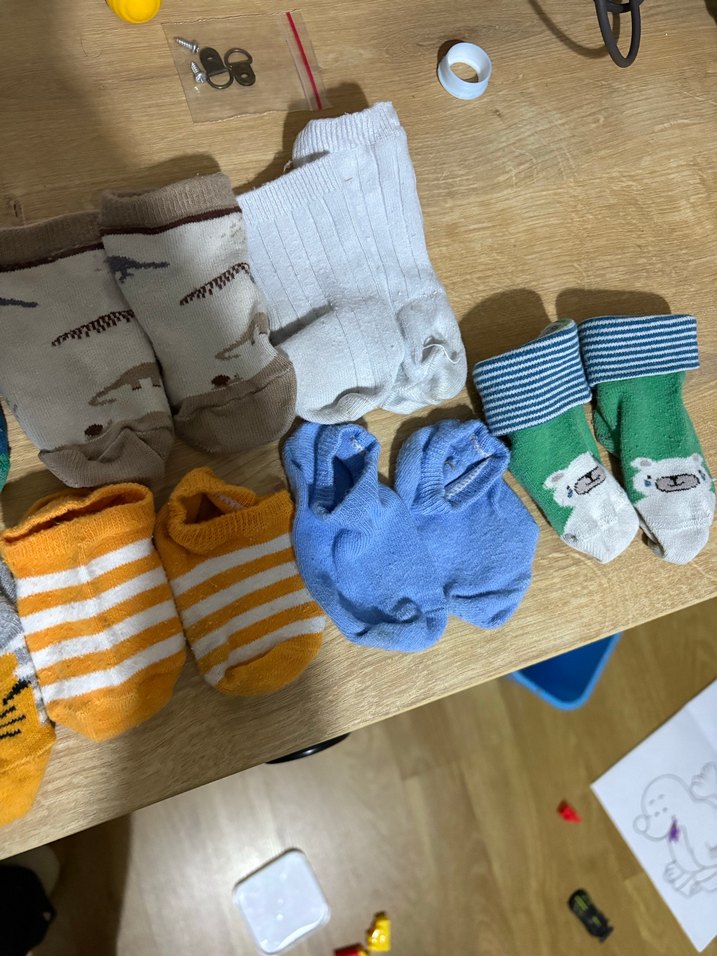 Bebeklee için renkli desenli çoraplar - Görsel 3