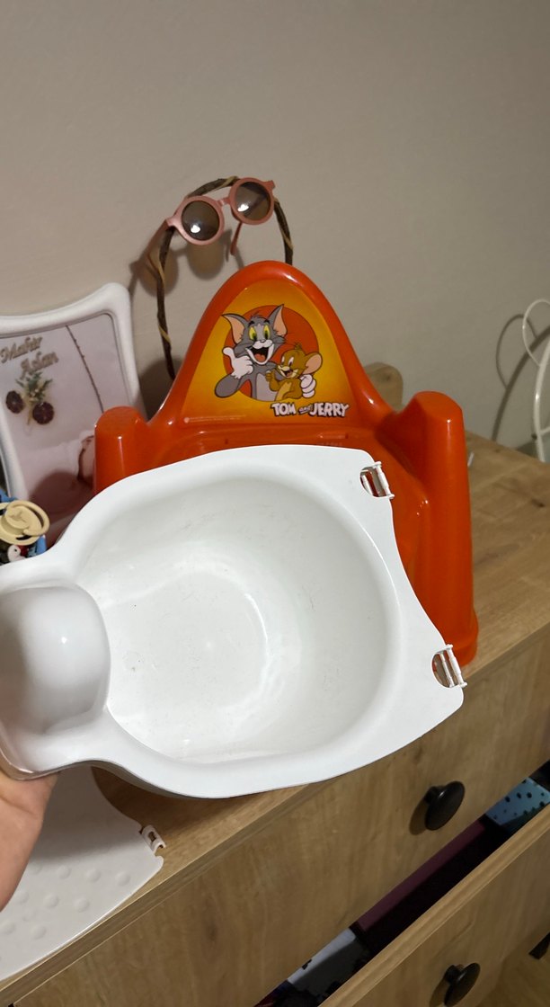 Tom ve Jerry Desenli Bebek Lazımlığı - Görsel 3