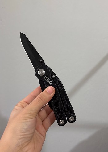 Siyah Çok Fonksiyonlu Katlanabilir Bıçak - Görsel 4