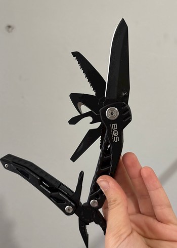 Siyah Çok Fonksiyonlu Katlanabilir Bıçak - Görsel 3