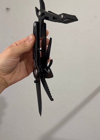 Siyah Çok Fonksiyonlu Katlanabilir Bıçak - Görsel 5