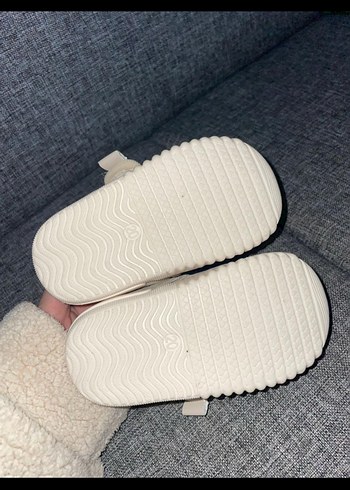 Beyaz Erkek Bebek İlk Adım Ayakkabısı Velcro - Görsel 5