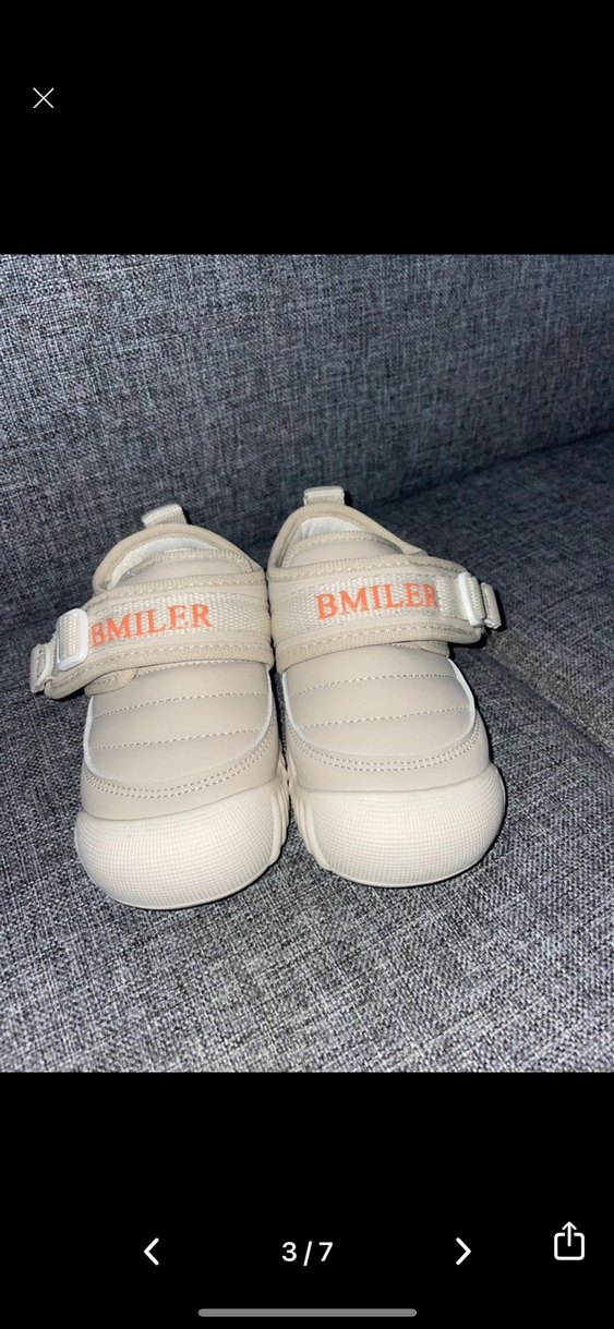 Beyaz Erkek Bebek İlk Adım Ayakkabısı Velcro - Görsel 3