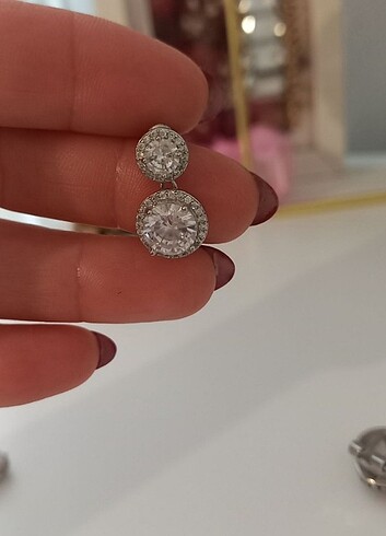 Sterling silver Çelik küpe