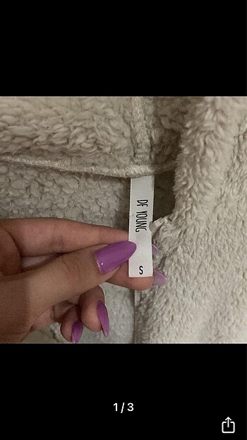 s Beden peluş ceket