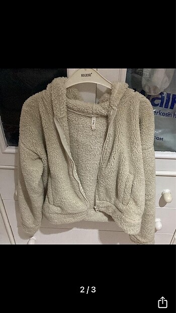 Bershka peluş ceket