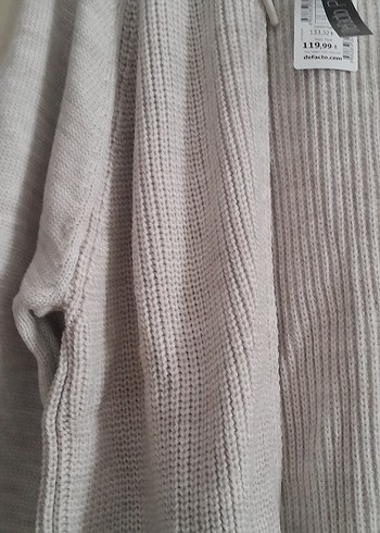 50 Beden Bej renkli unisex Kadın Erkek hırka
