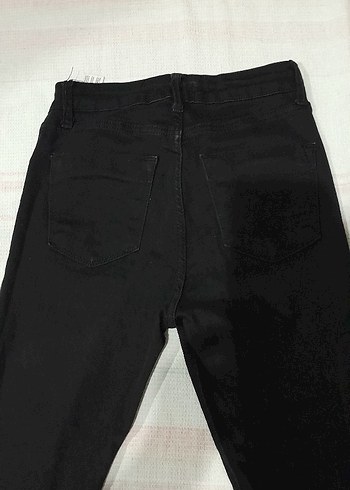 29 Beden Siyah Kadın Denim Regular Fit Pantolon