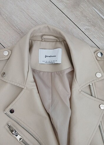 xs Beden Stradivarius biker deri ceket 
