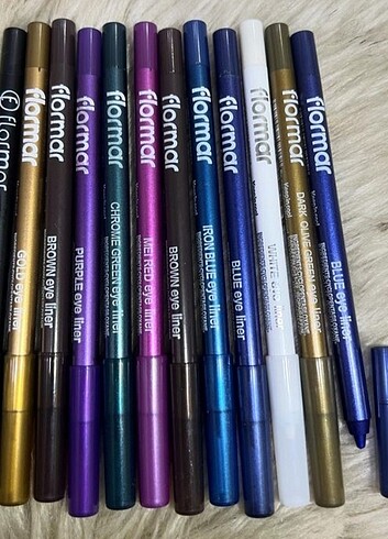 12 li renkli göz kalem 
