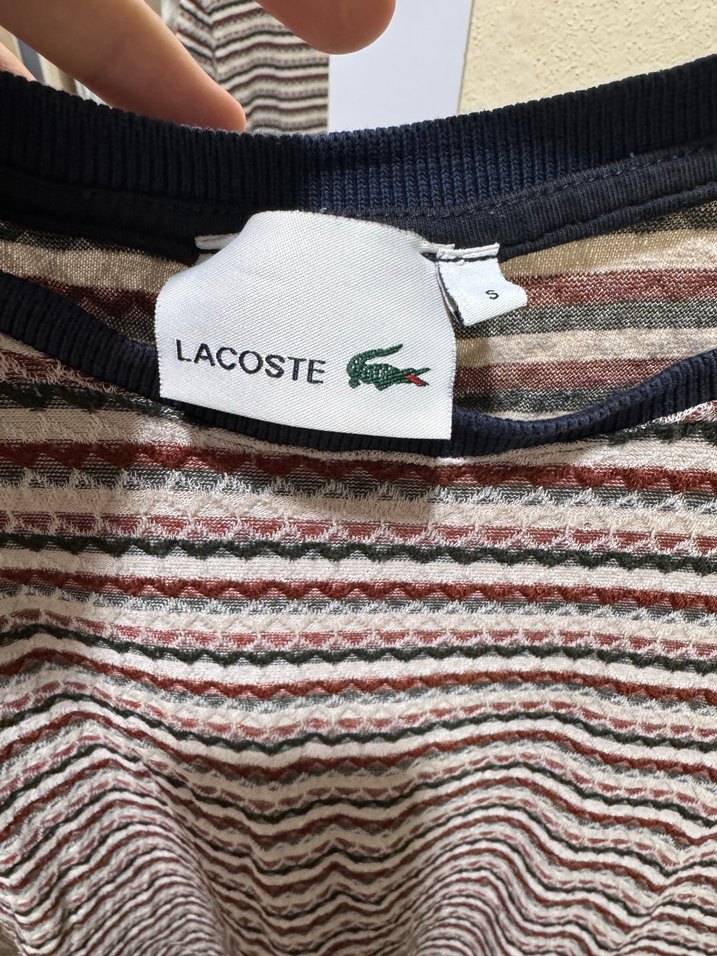 Erkek Kahverengi Gri Örme Kısa Kollu Tişört - Görsel 3