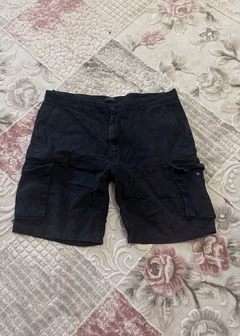 Siyah Kemerli Erkek Kargo Şort - Görsel 3