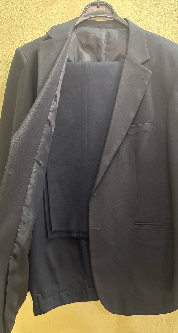 Lacivert Erkek Ofis Takım Elbise altı ile birlikte - Görsel 3