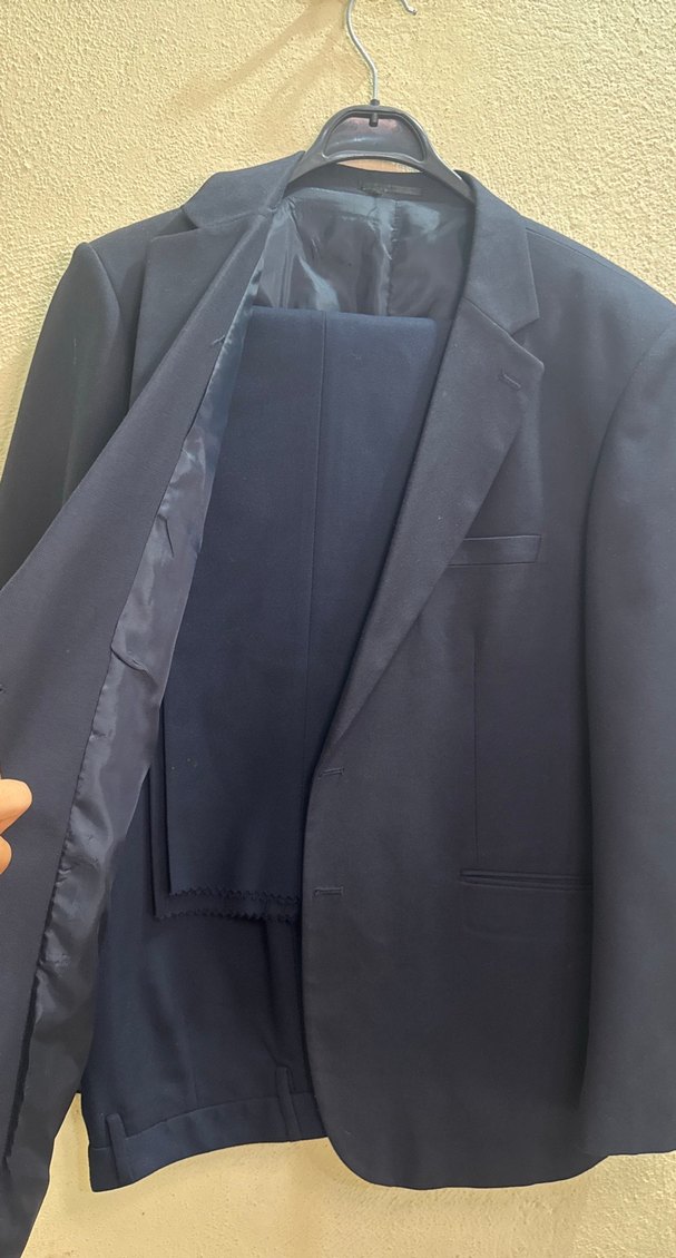 Lacivert Erkek Ofis Takım Elbise altı ile birlikte - Görsel 2