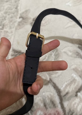 Siyah Deri Kadın Çapraz Askılı Çanta - Görsel 6