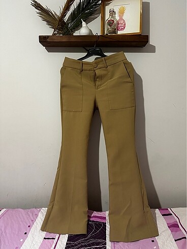 Mango Suit Yüksek Bel Kumaş Pantalon
