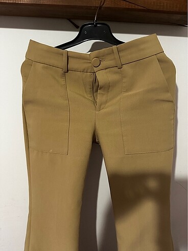 36 Beden Mango Suit Yüksek Bel Kumaş Pantalon