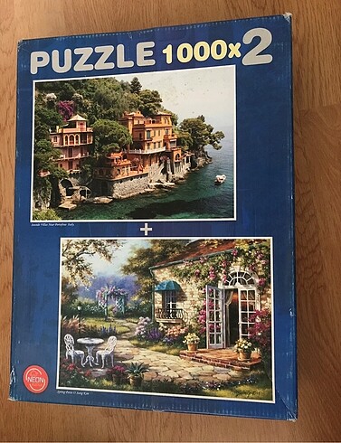 2 Adet 1000 Parça Puzzle