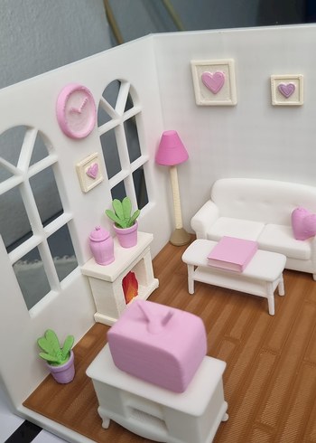 Mini Barbie Oturma Odası Seti - Görsel 3